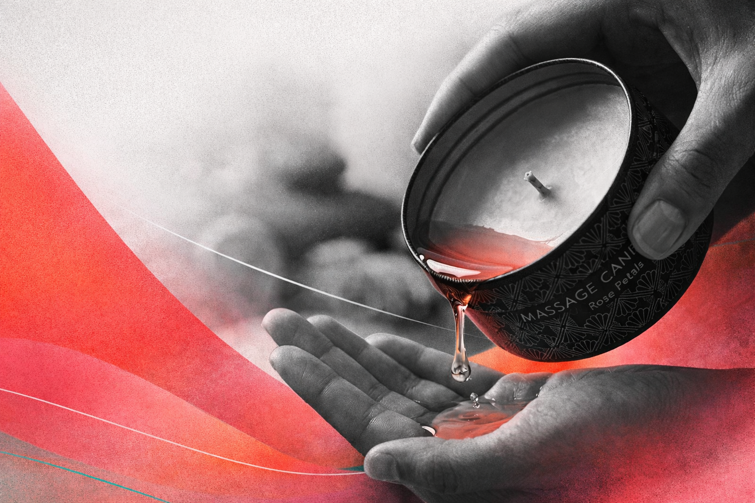 Candela da massaggio in omaggio